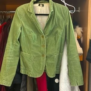 j.crew green blazer